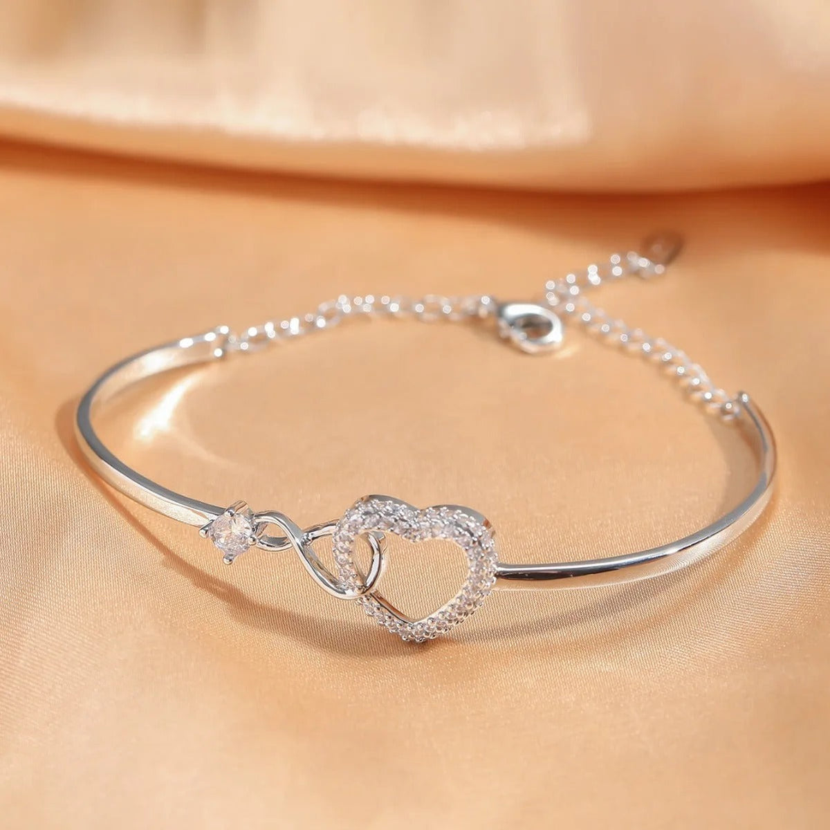 Amelia Infinity Heart Bracelet