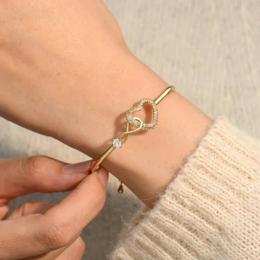 Amelia Infinity Heart Bracelet
