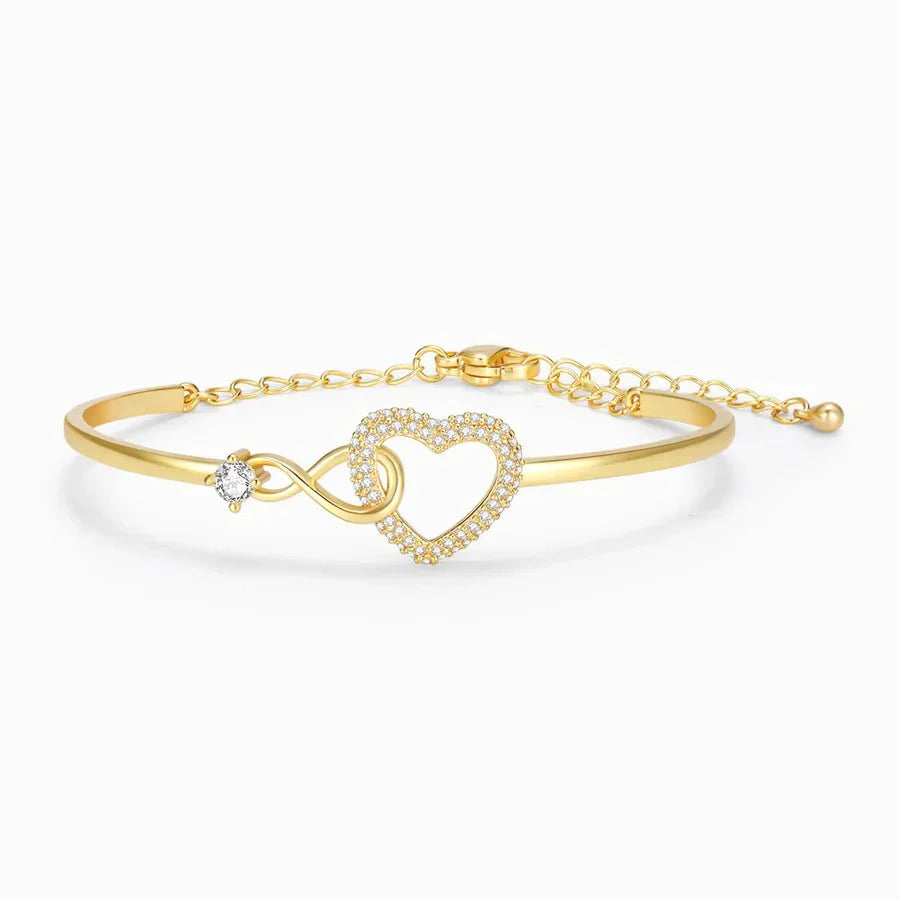 Amelia Infinity Heart Bracelet