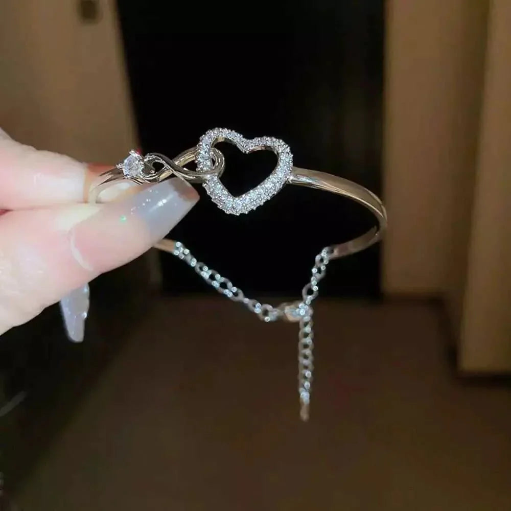 Amelia Infinity Heart Bracelet