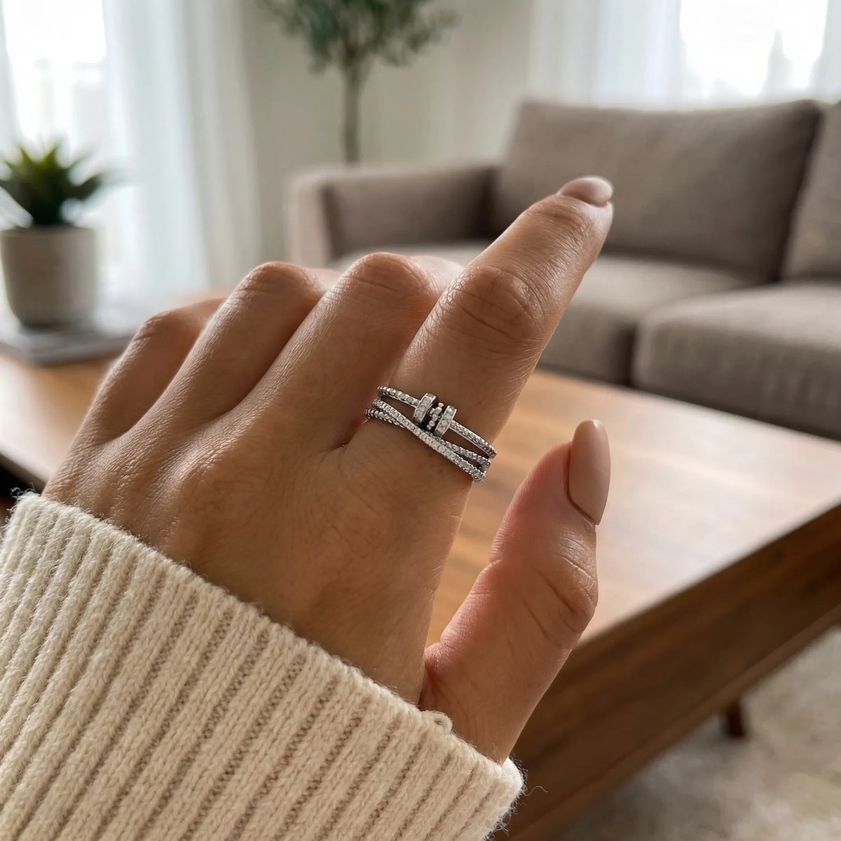 Serena Multi-Band Fidget Ring