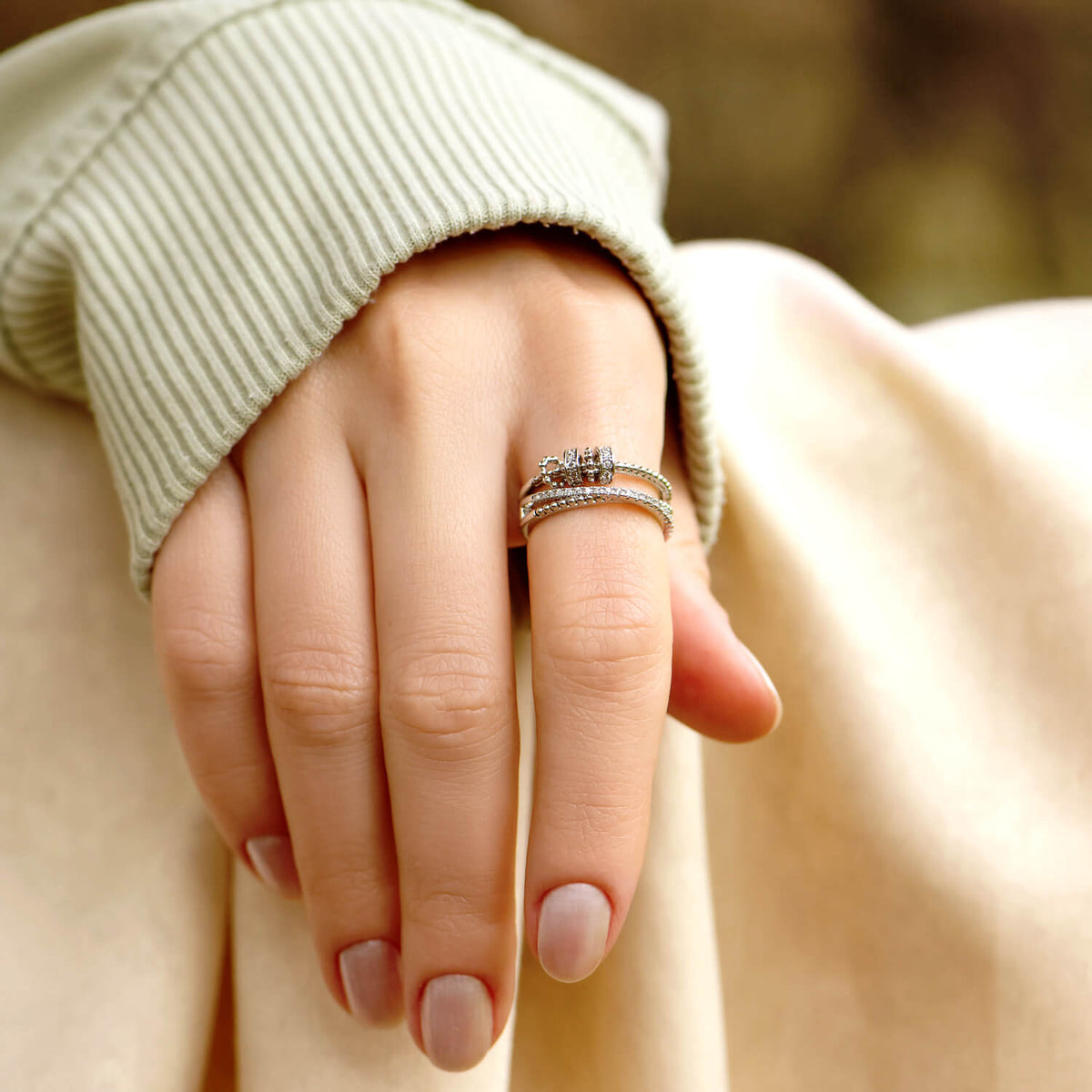 Serena Multi-Band Fidget Ring