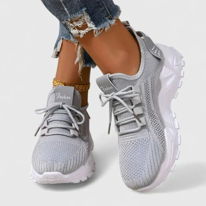 Sophie Knit Lace-Up Sneakers