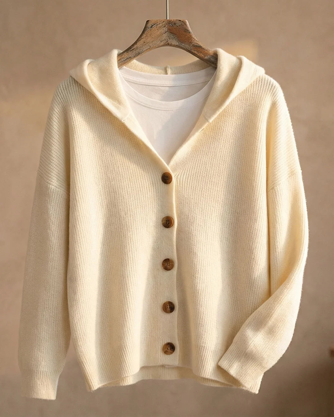 Sloane Hooded Button Cardigan