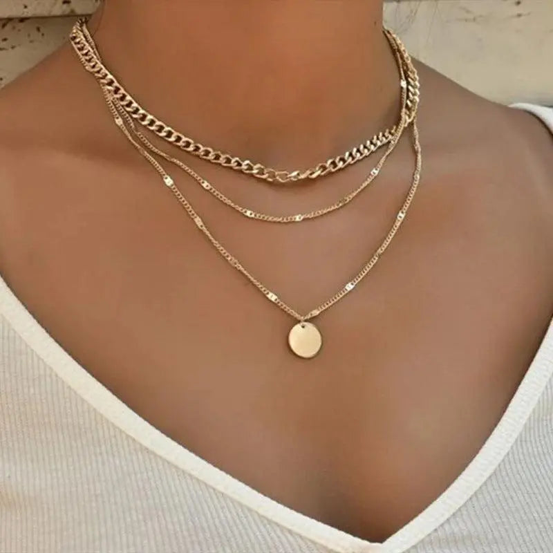 Tessa Three-Piece Layered Necklace Set