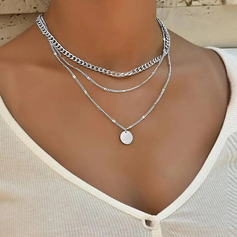 Tessa Three-Piece Layered Necklace Set