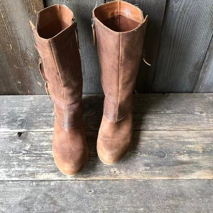 Amparo Leather Fall Boots