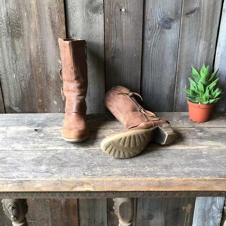 Amparo Leather Fall Boots