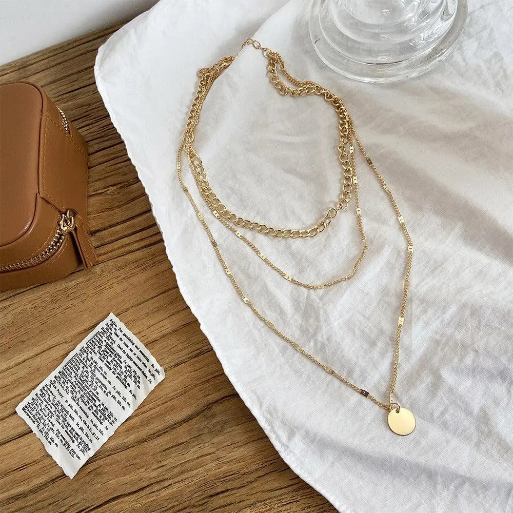 Tessa Three-Piece Layered Necklace Set