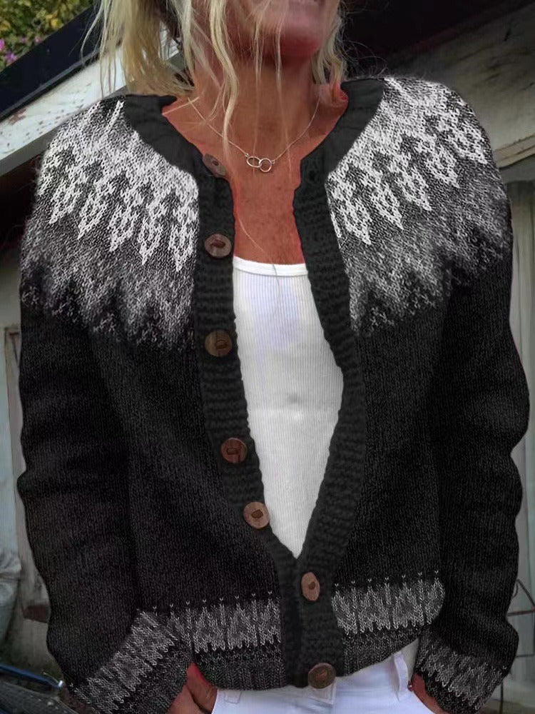 Neva Monochrome Knit Cardigan