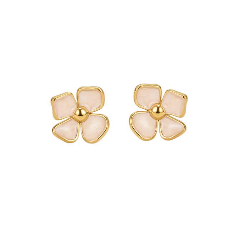 Maeve Four-Petal Stud Earrings