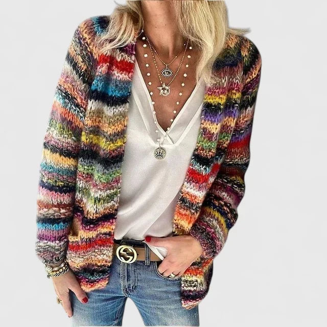 Kyns Multicolor Knit Cardigan