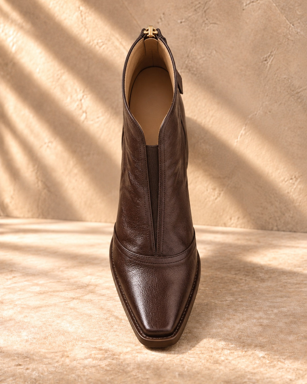Odette Block-Heel Ankle Boots - Espresso