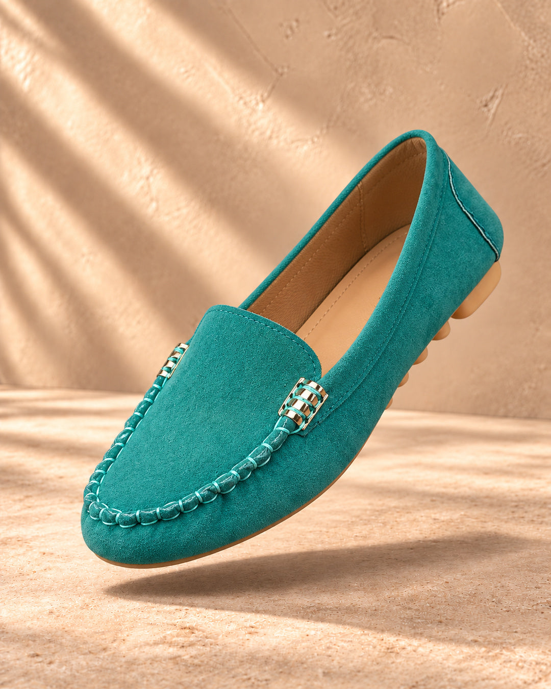 Mirella Orthopedic Comfort Loafers - Green