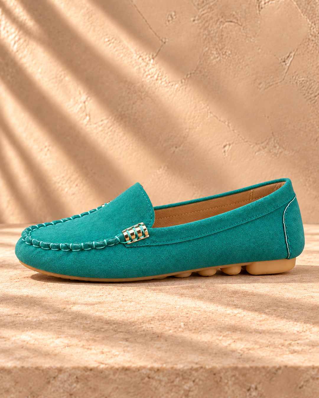 Mirella Orthopedic Comfort Loafers - Green