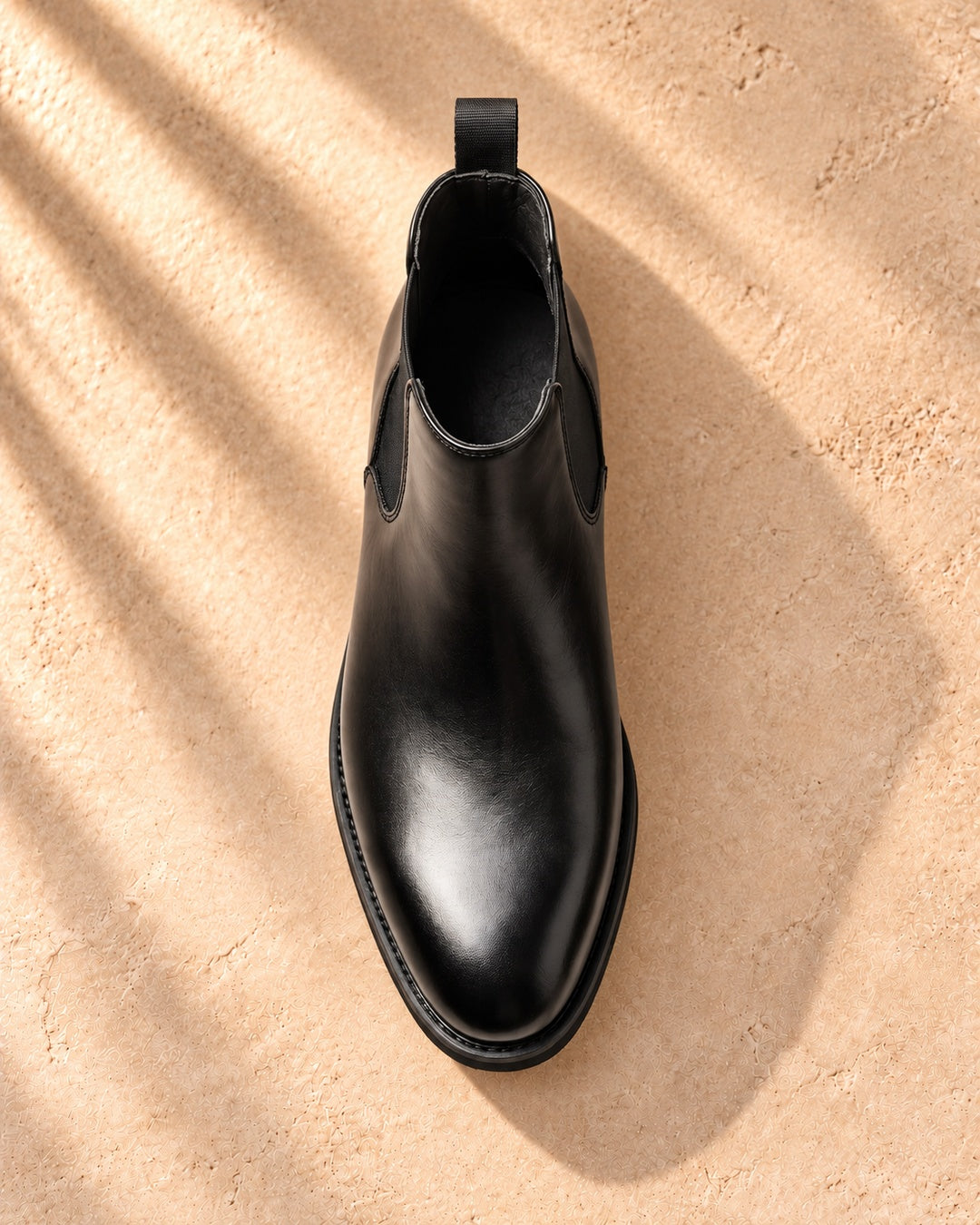 Finley Hidden-Lift Chelsea Boots - Black