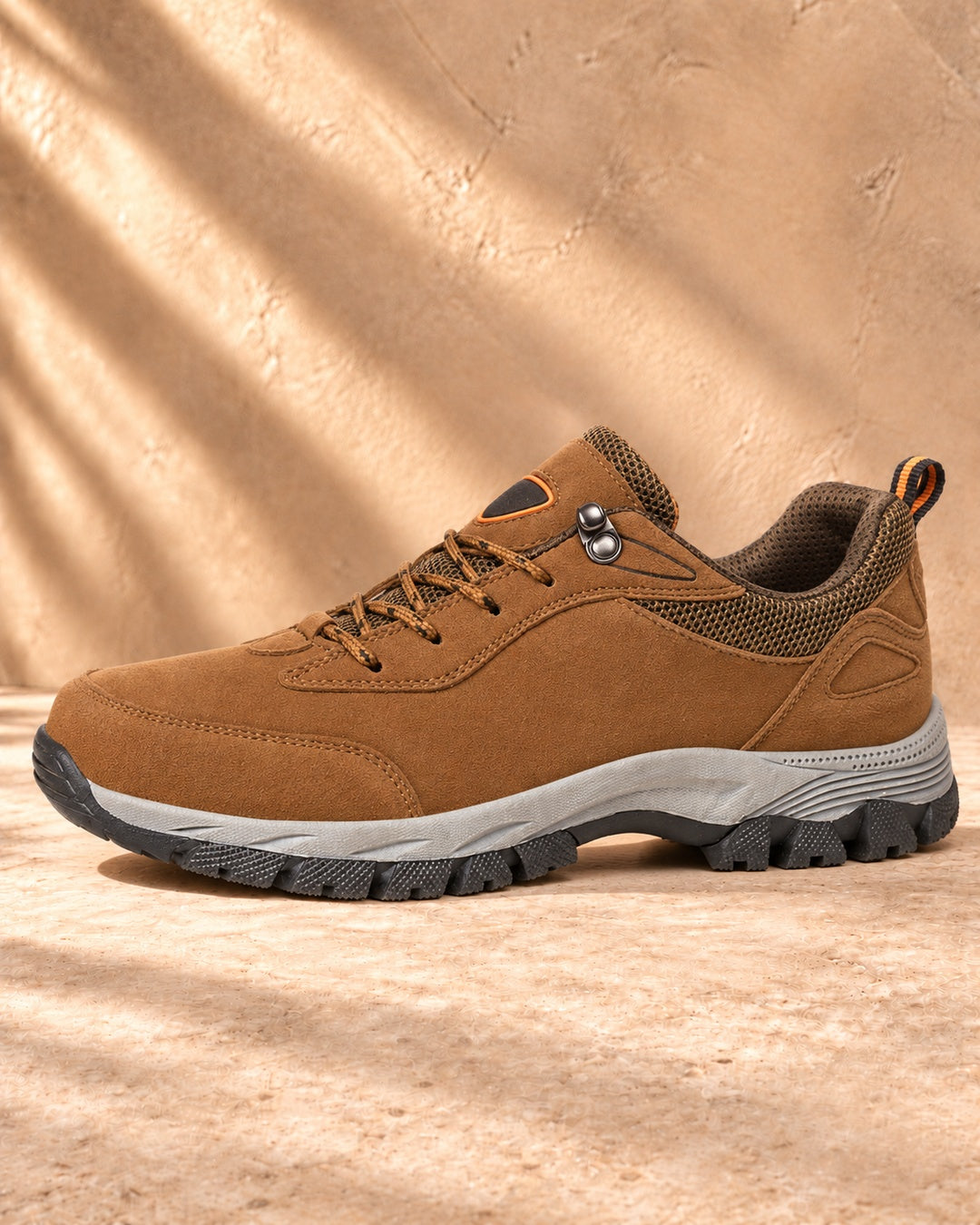 Rowan Lace-Up Outdoor Walking Shoes - Brown
