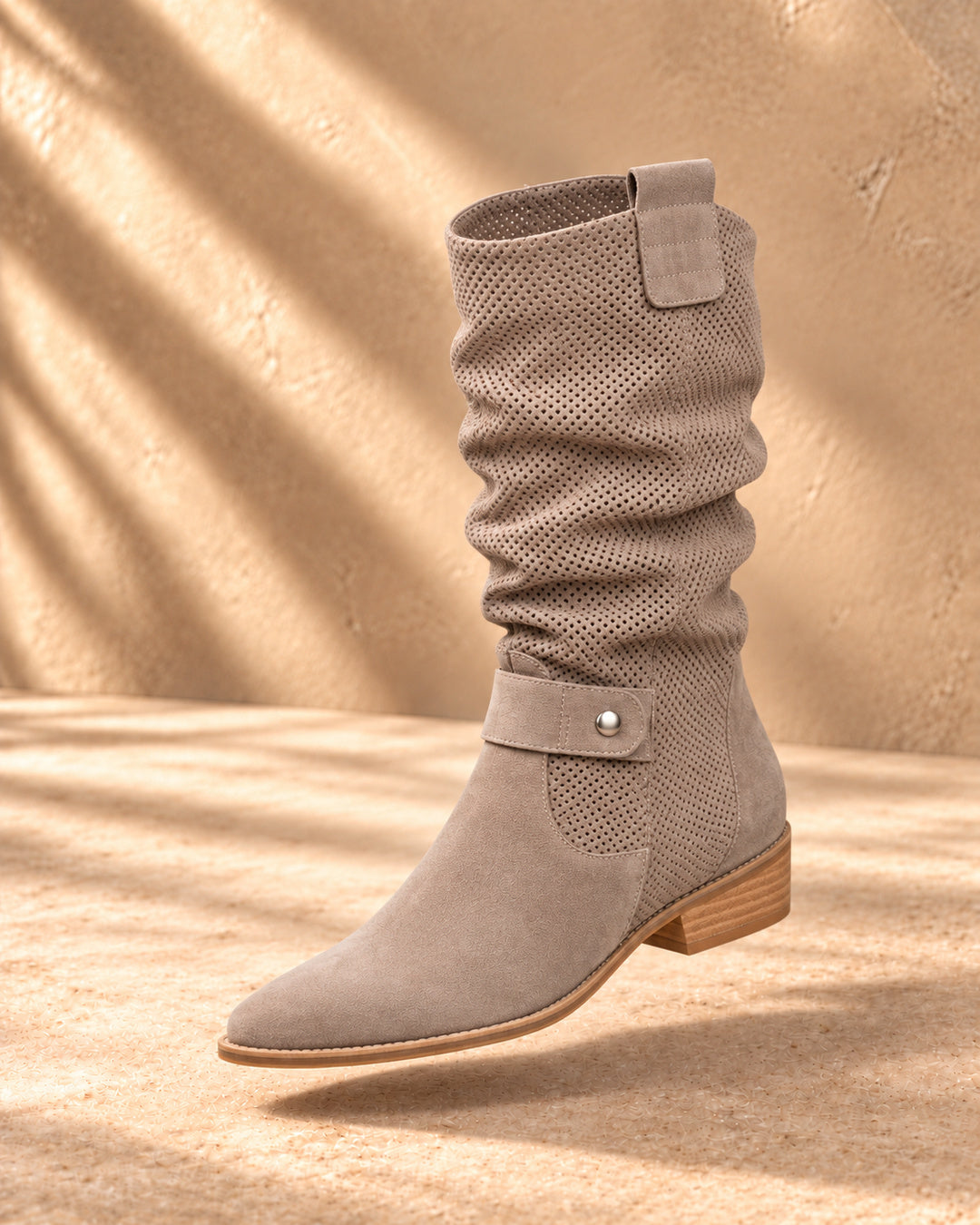 Janika Vintage Suede Knee-High Boots