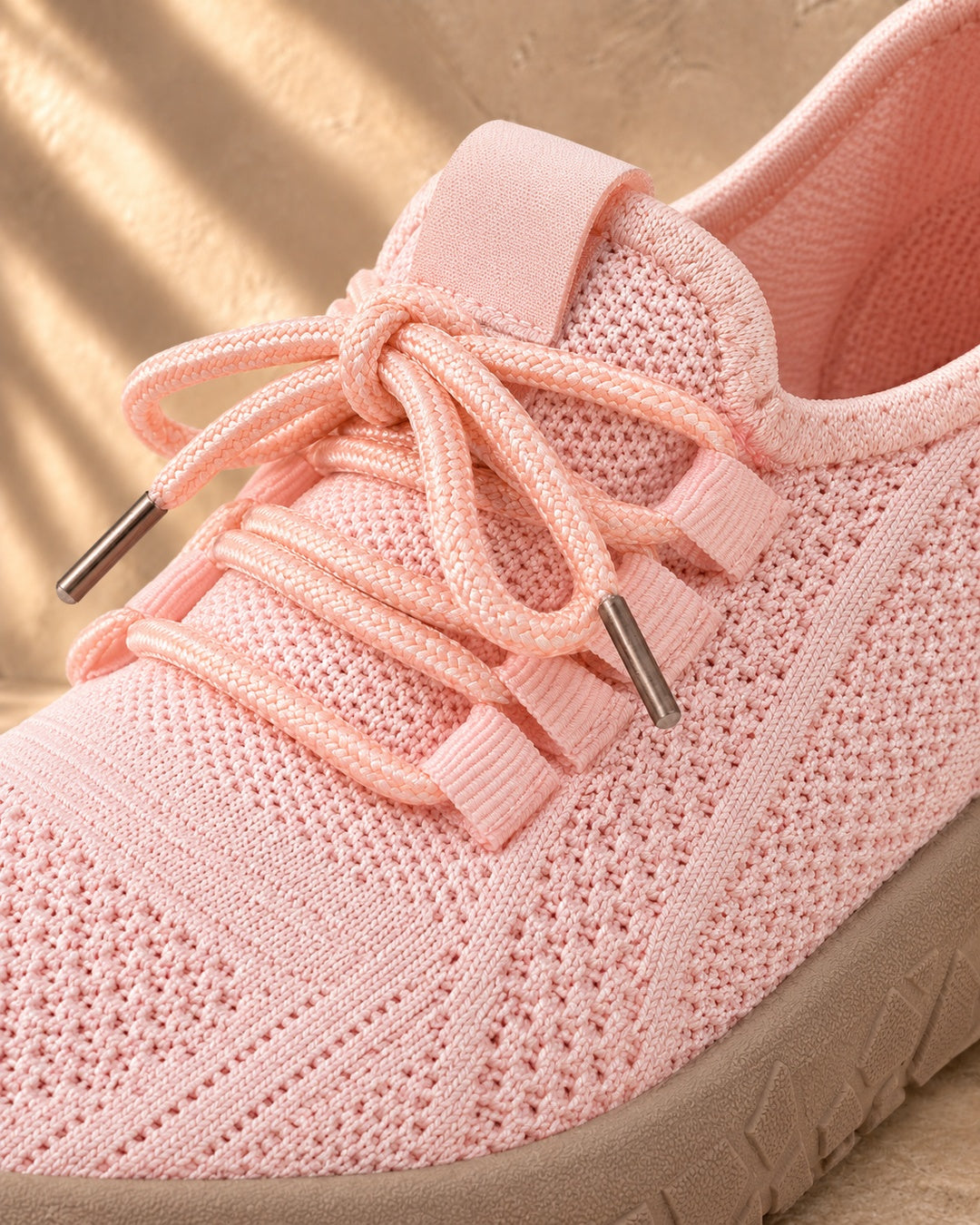 Lorraine Breathable Slip-On Walking Shoes - Pink