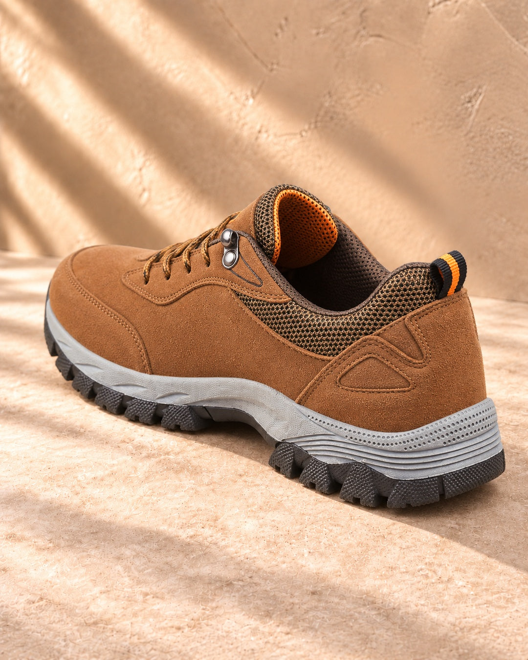 Rowan Lace-Up Outdoor Walking Shoes - Brown