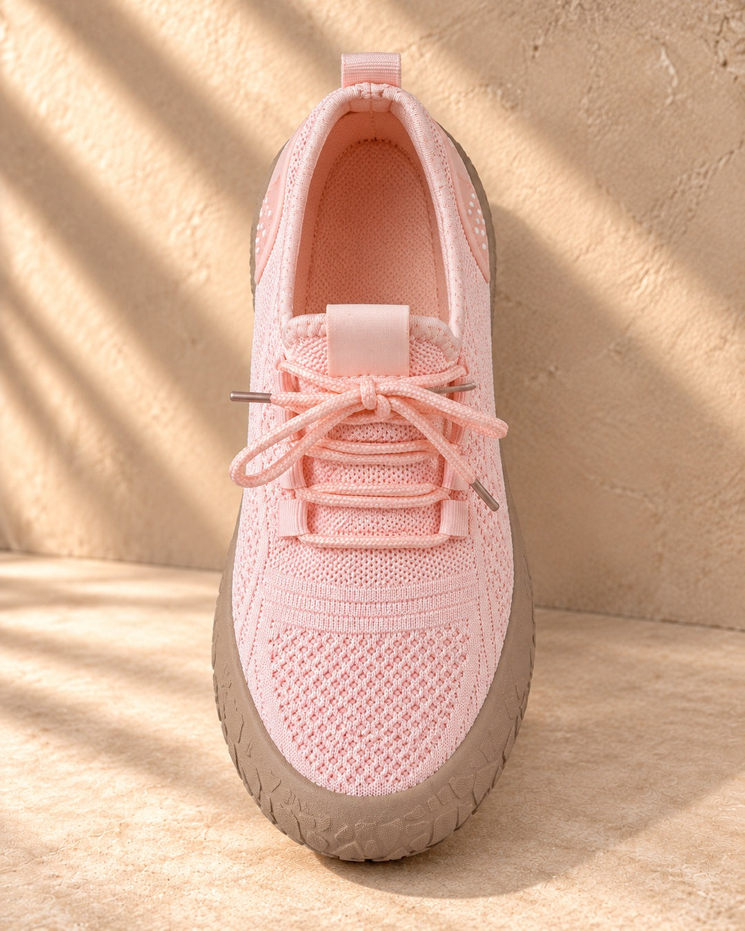 Lorraine Breathable Slip-On Walking Shoes - Pink