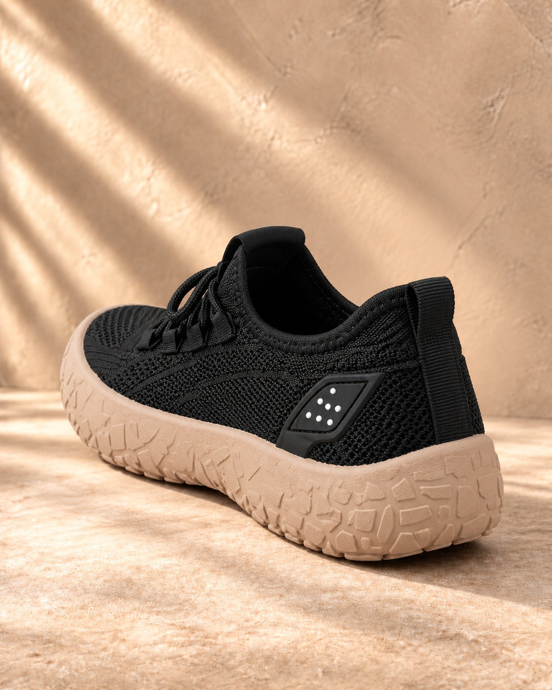 Lorraine Breathable Slip-On Walking Shoes - Black