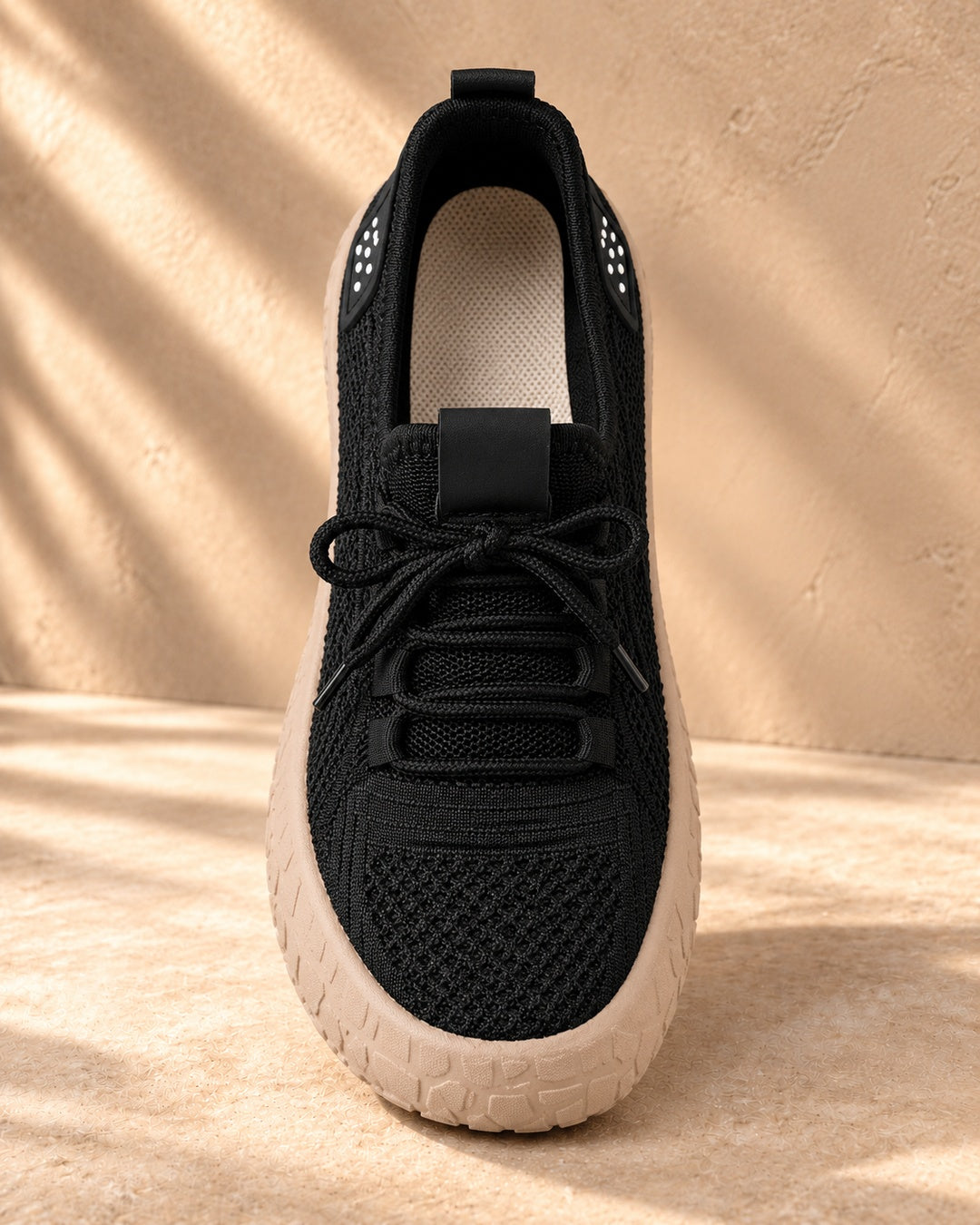 Lorraine Breathable Slip-On Walking Shoes - Black