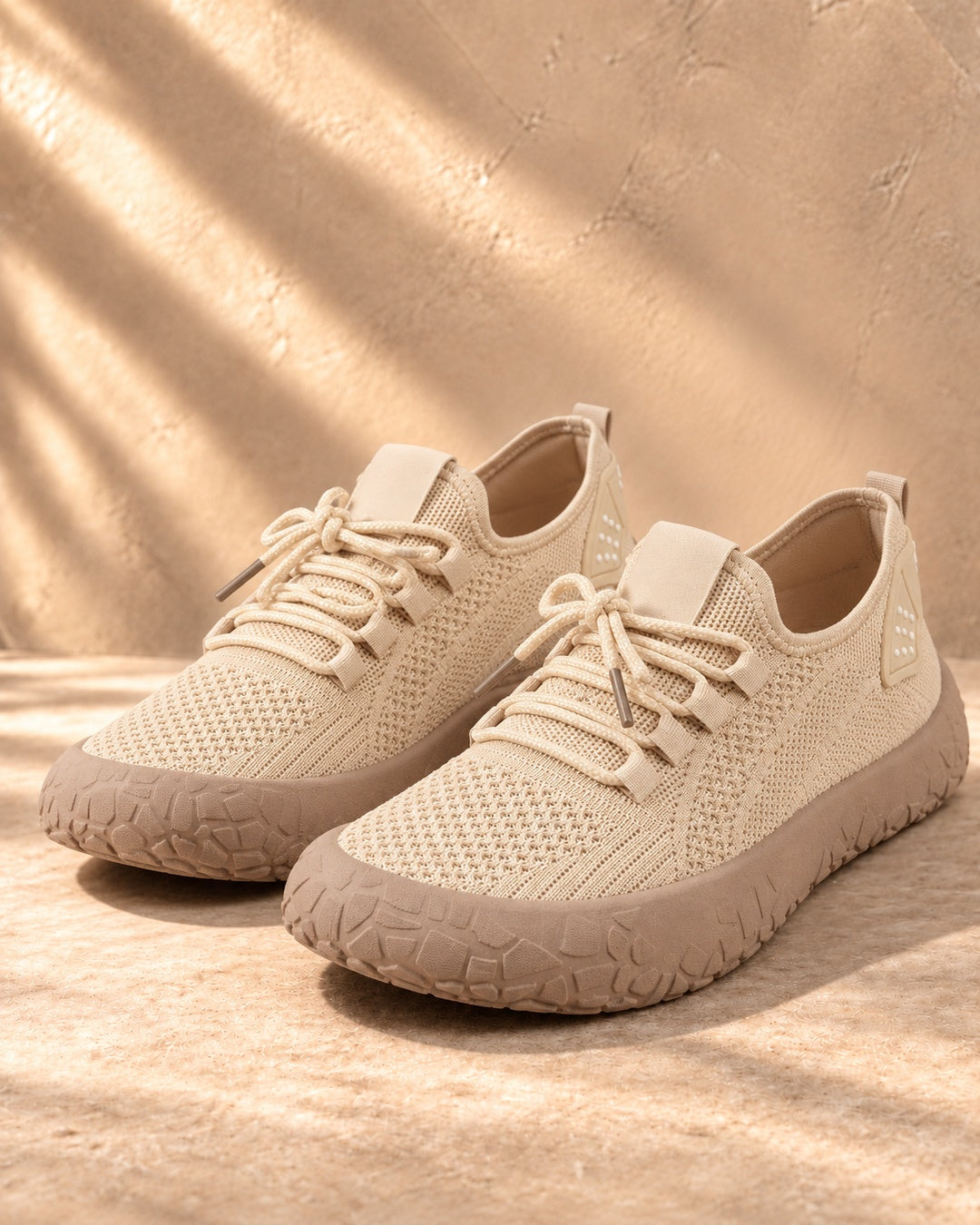 Lorraine Breathable Slip-On Walking Shoes - Khaki