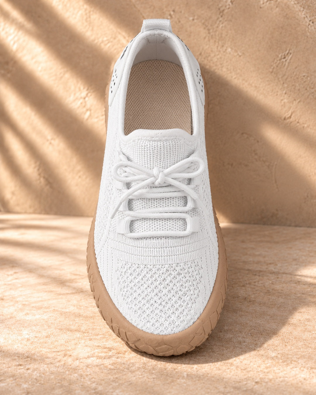 Lorraine Breathable Slip-On Walking Shoes - White