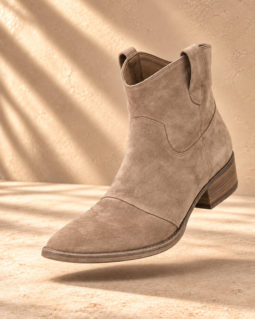 Sienna Western Ankle Boots - Brown