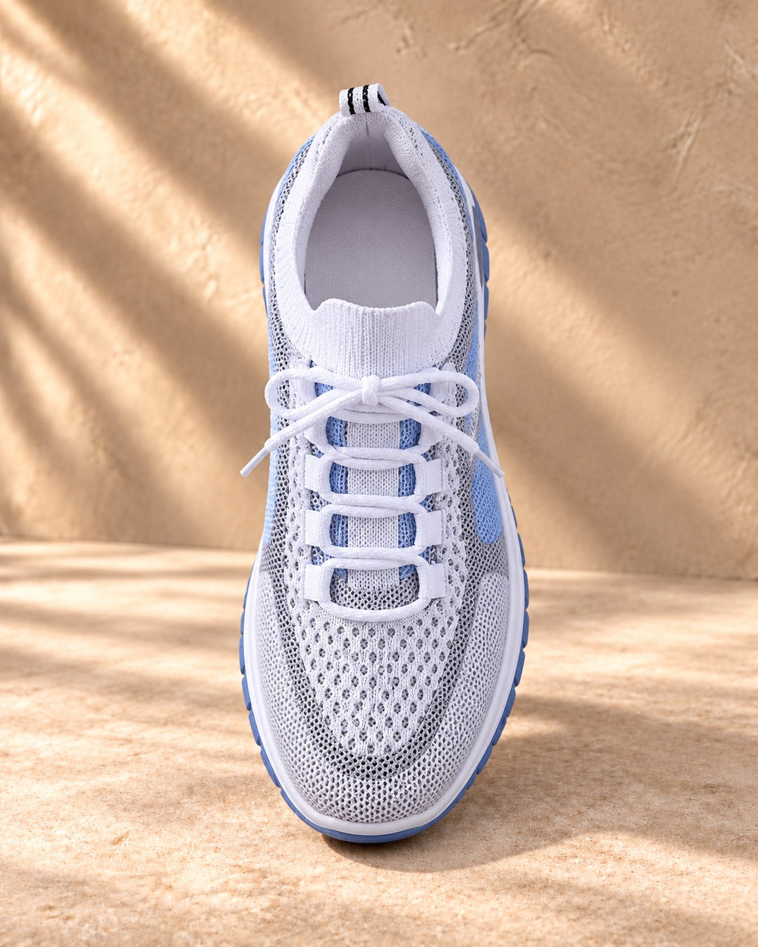 Beatrice Cushioned Lace-Up Comfort Sneakers - Blue
