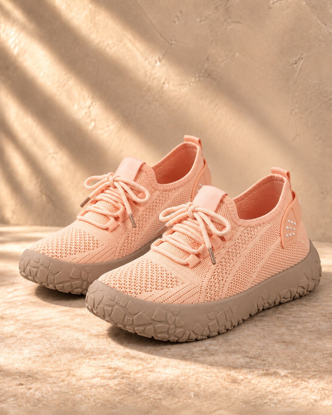 Lorraine Breathable Slip-On Walking Shoes - Orange