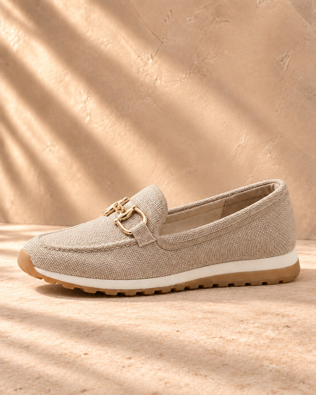 Lili Orthopedic Loafer Sneaker - Beige