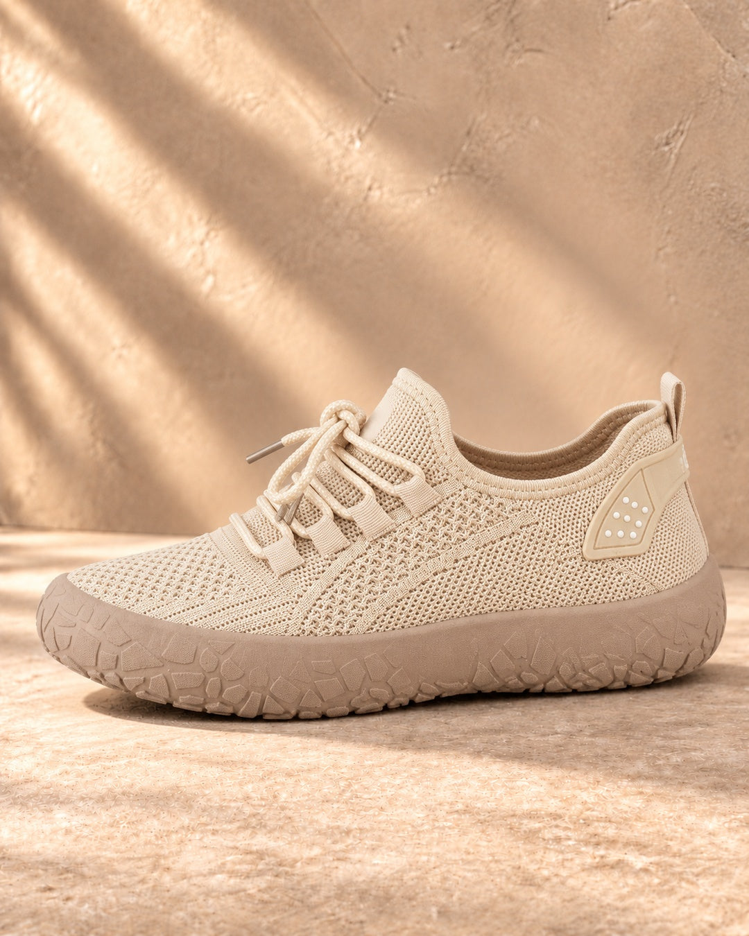 Lorraine Breathable Slip-On Walking Shoes - Khaki