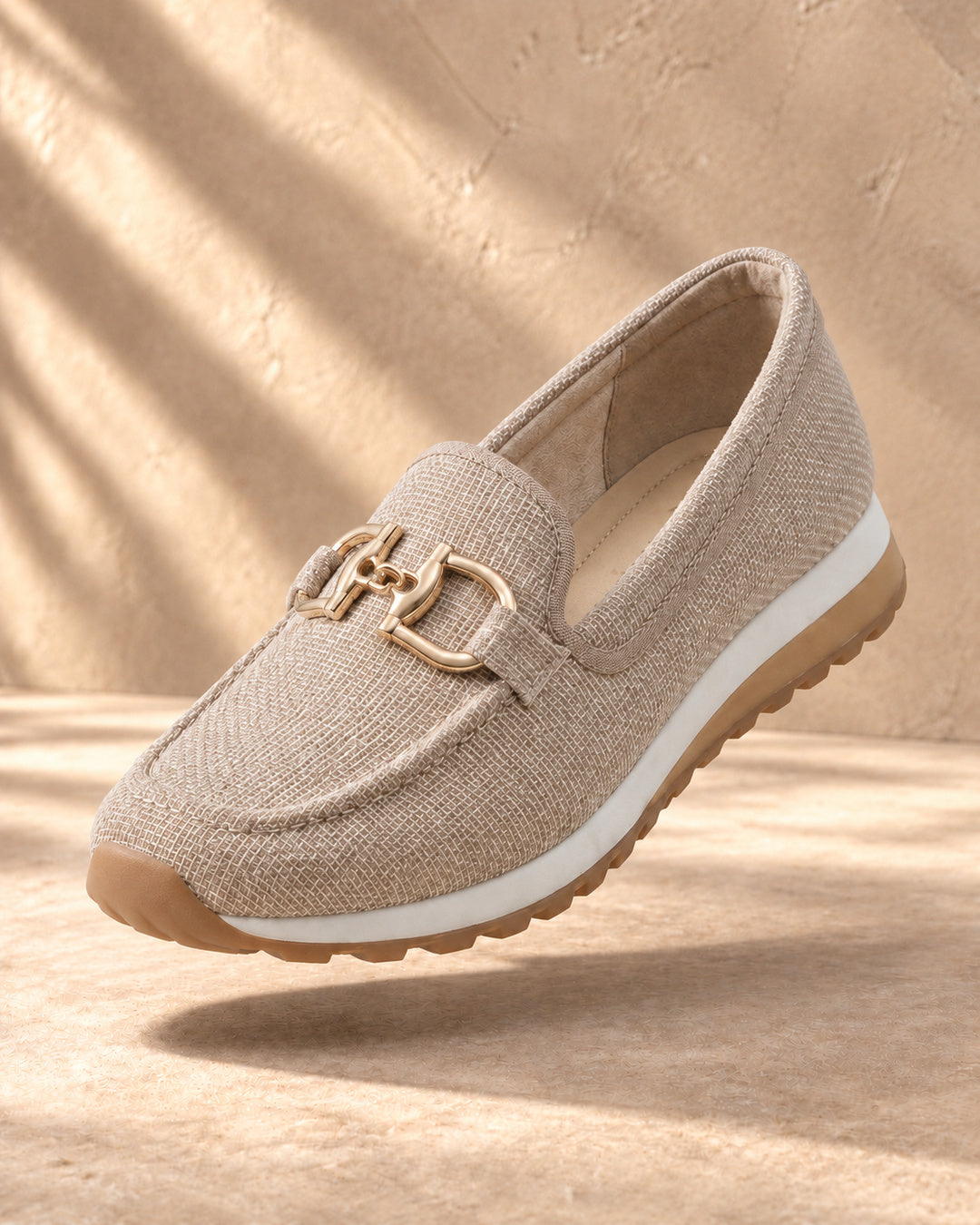 Lili Orthopedic Loafer Sneaker - Beige