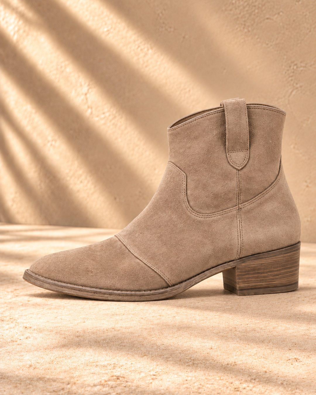 Sienna Western Ankle Boots - Brown