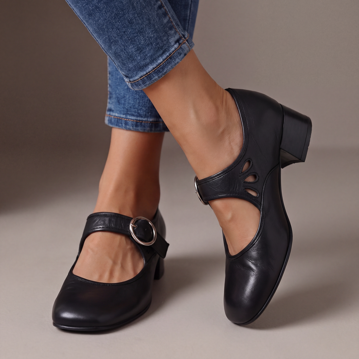 Josephine Leather Comfort Mary Jane