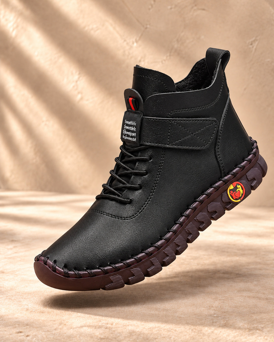 Charlotte Orthopedic Comfort Boots – Black – Main view