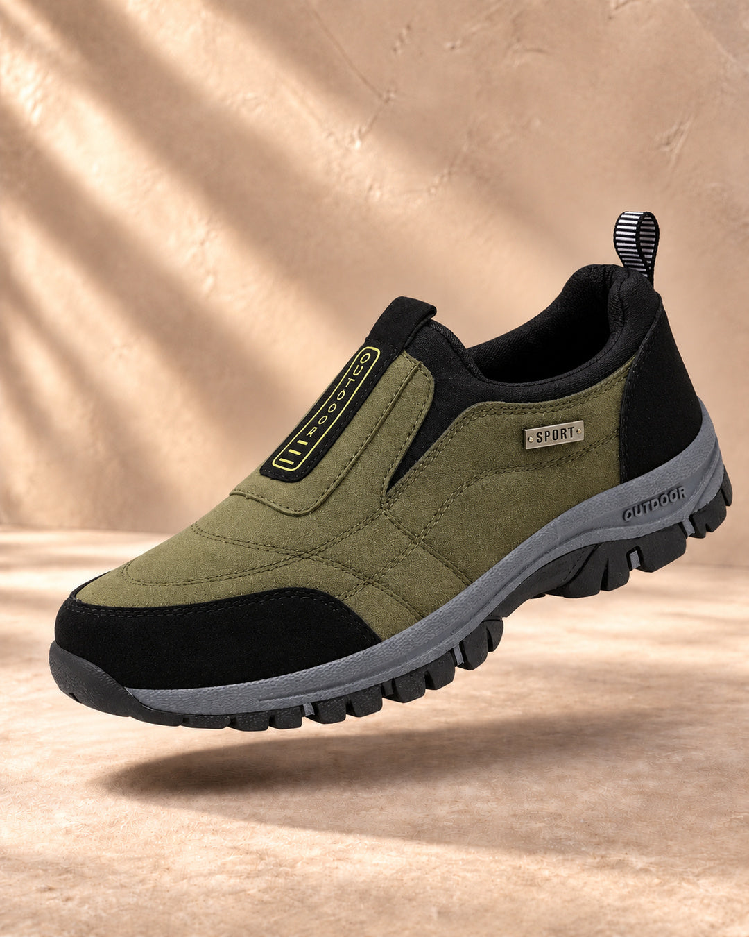 Nordstride TrailEase Orthopedic Walking Shoes – Army Green – Main view