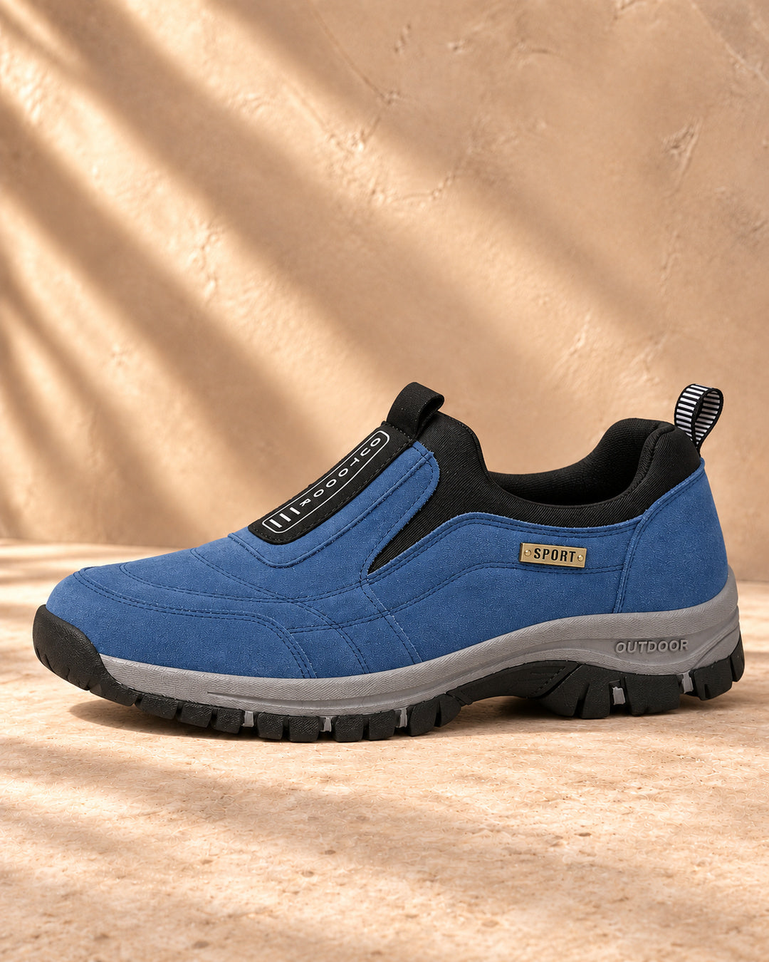 Nordstride TrailEase Orthopedic Walking Shoes – Blue – Side view