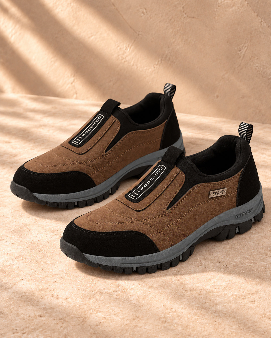 Nordstride TrailEase Orthopedic Walking Shoes – Dark Brown – Pair