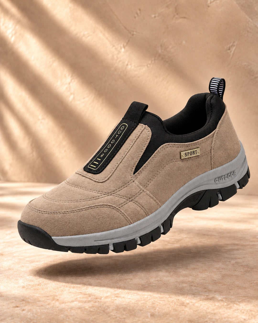 Nordstride TrailEase Orthopedic Walking Shoes – Khaki – Main view