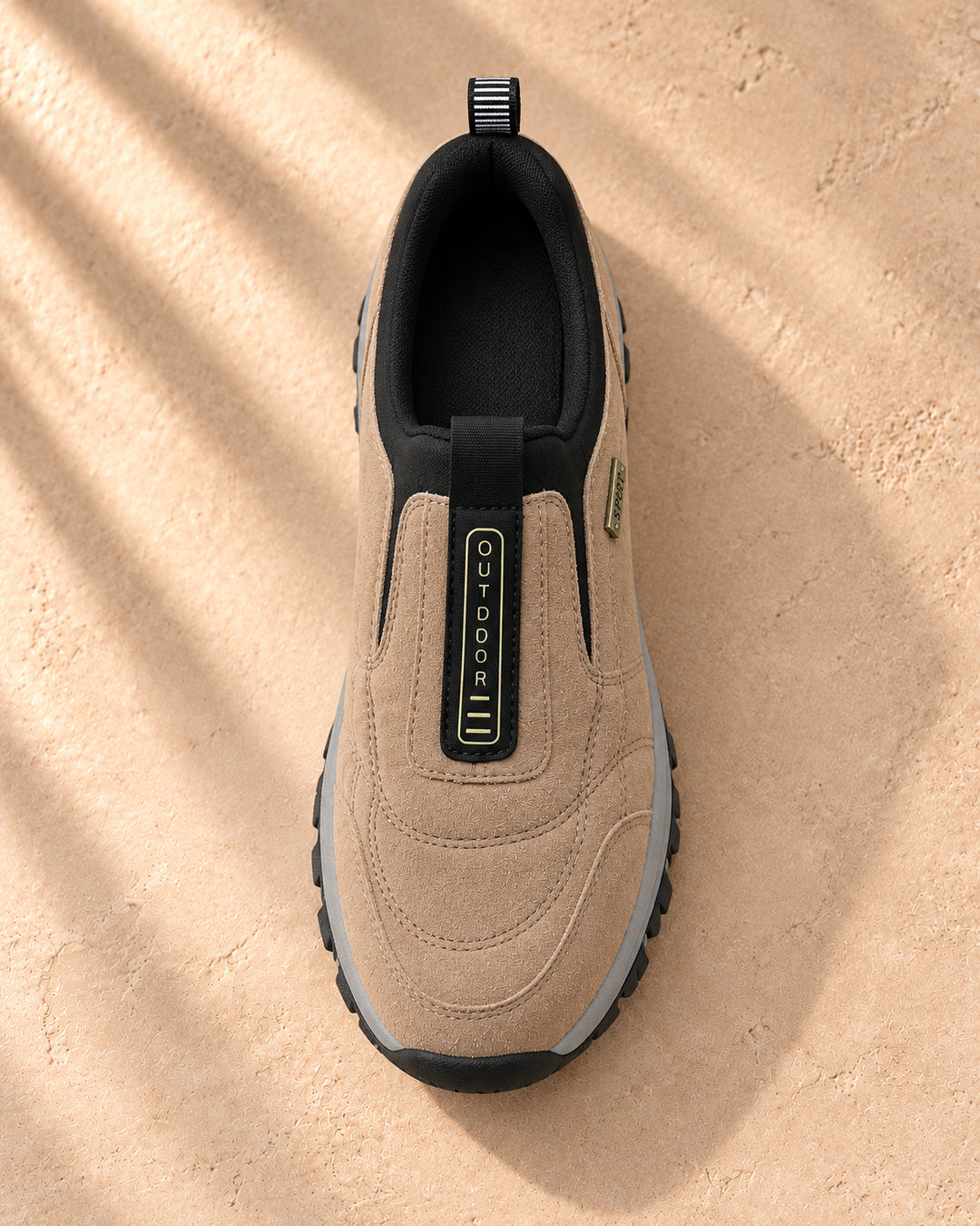 Nordstride TrailEase Orthopedic Walking Shoes – Khaki – Top view
