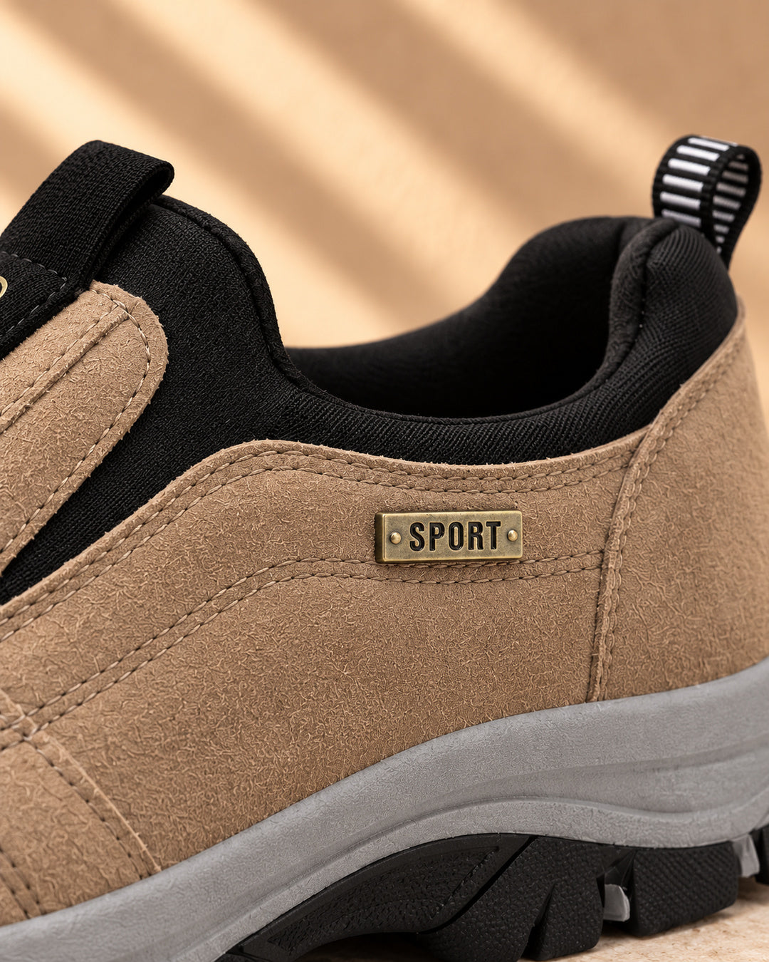 Nordstride TrailEase Orthopedic Walking Shoes – Khaki – Material detail