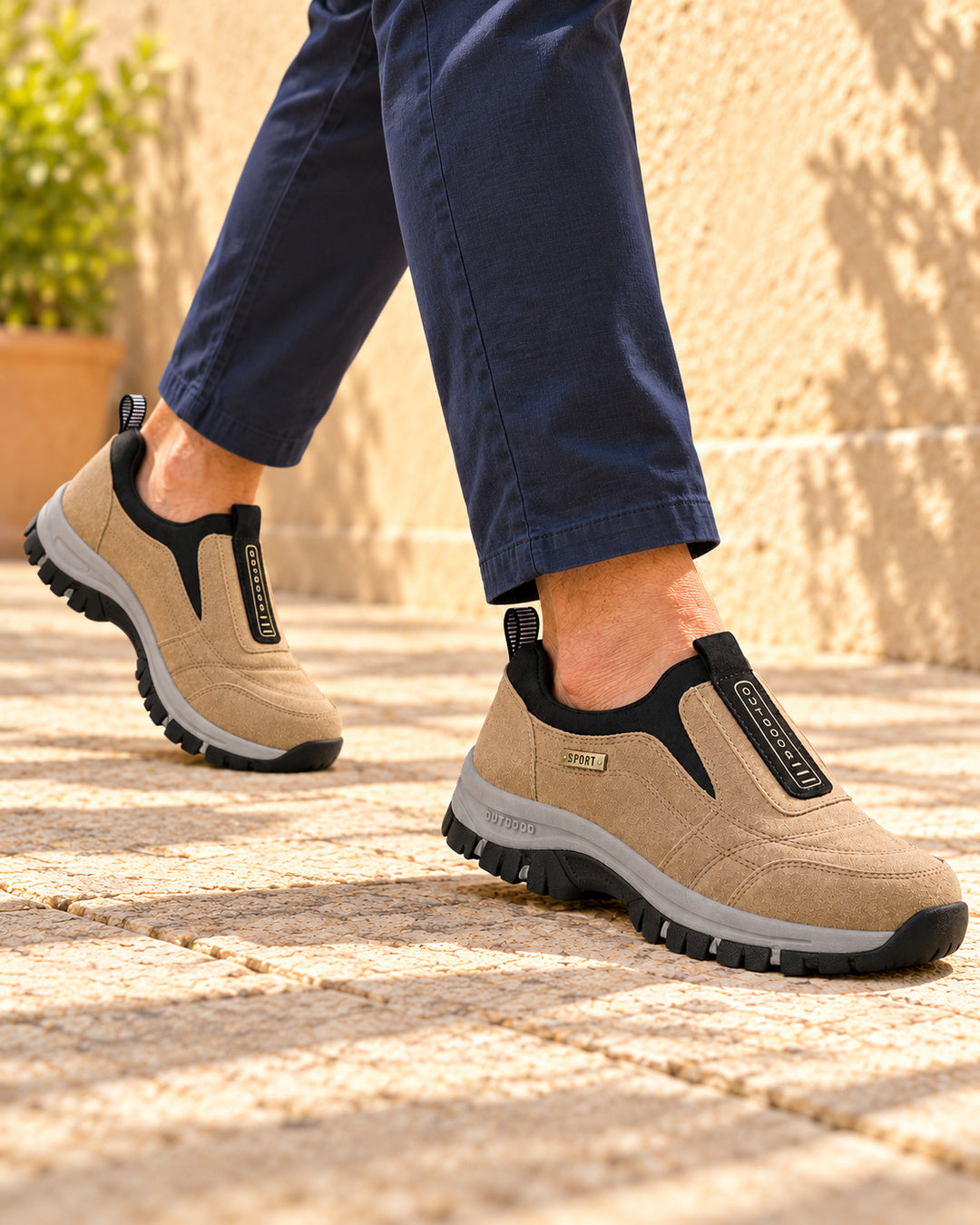 Nordstride TrailEase Orthopedic Walking Shoes – Khaki – Walking