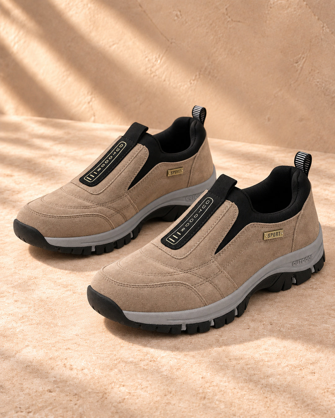 Nordstride TrailEase Orthopedic Walking Shoes – Khaki – Pair