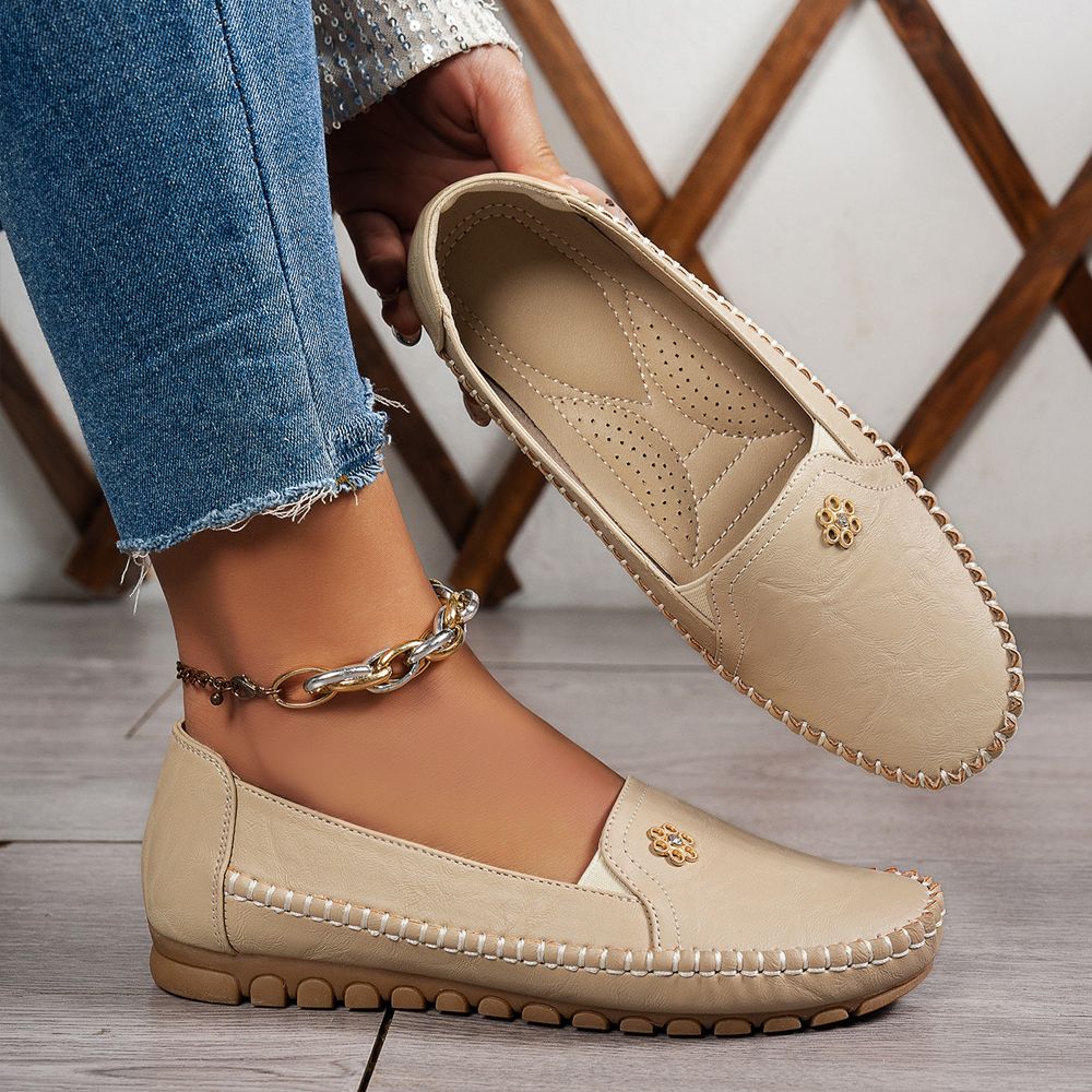 Alina Orthopedic Leather Loafers