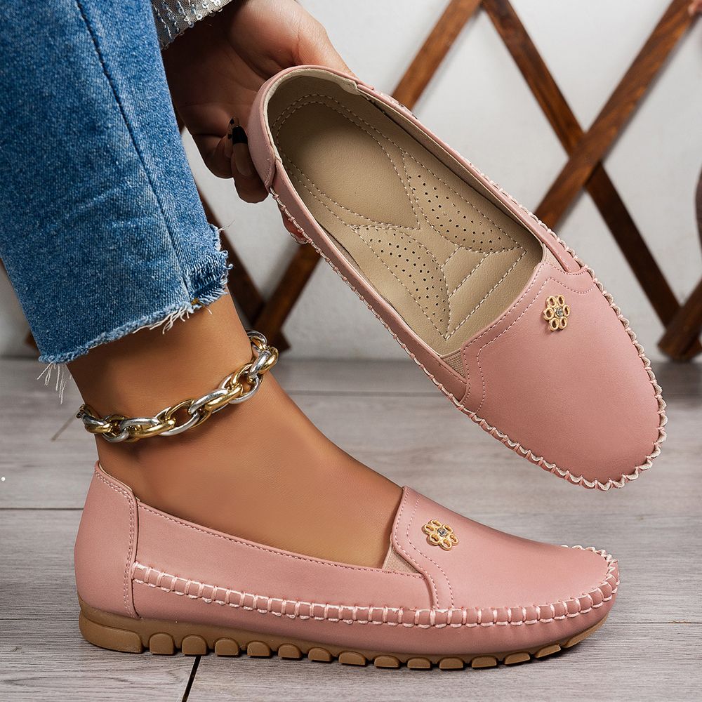 Alina Orthopedic Leather Loafers