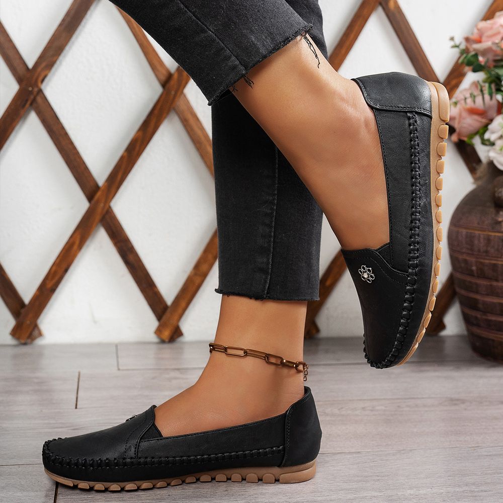 Alina Orthopedic Leather Loafers
