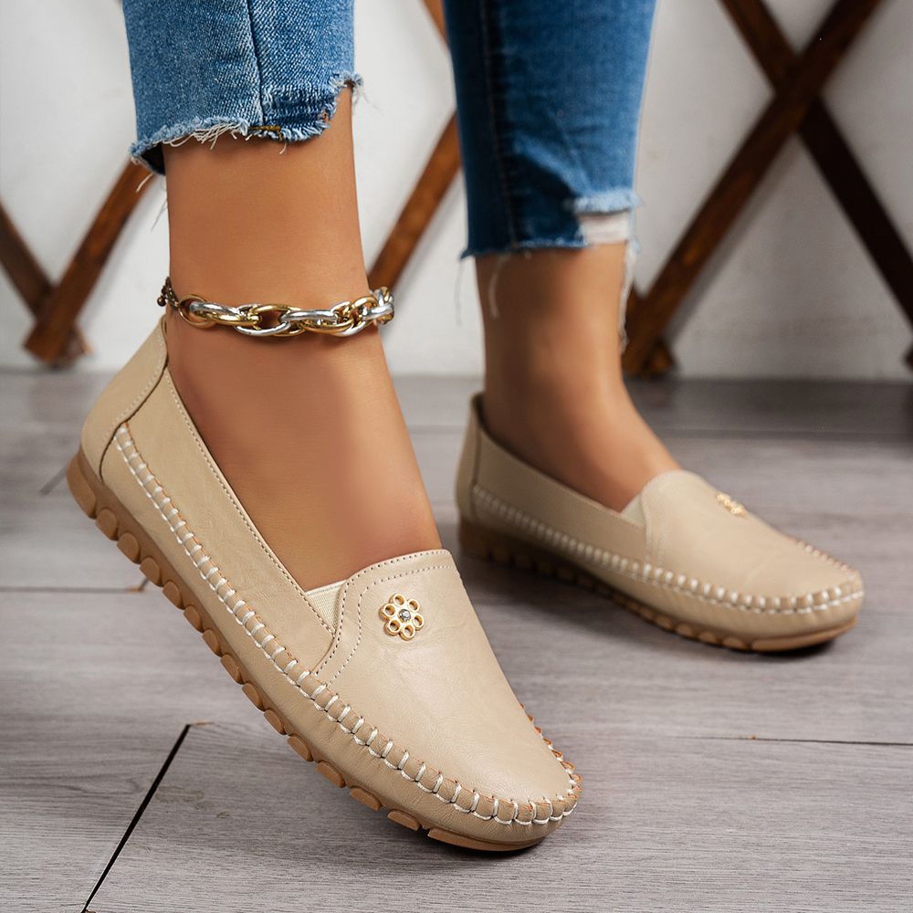Alina Orthopedic Leather Loafers